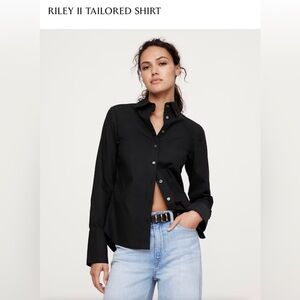 Banana Republic Black Riley Tailored Shirt